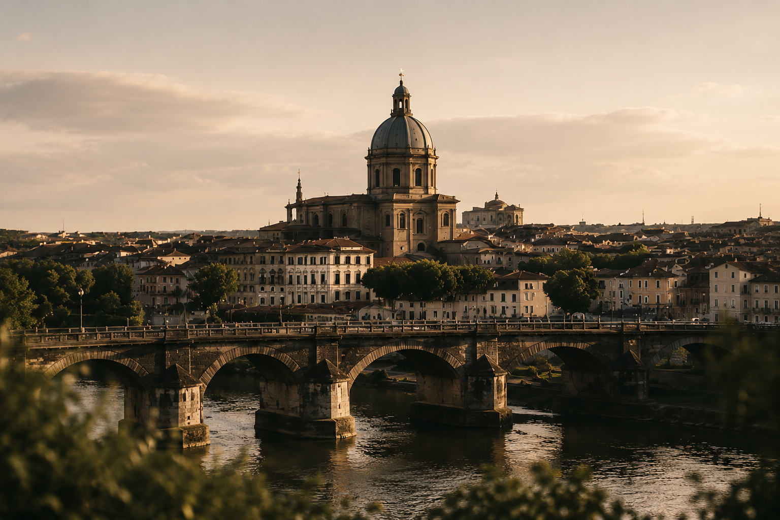Valenza, Italy cityscape